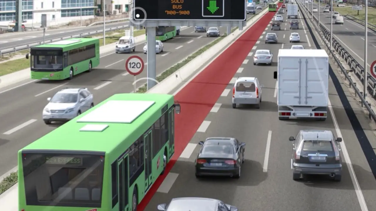 El nuevo carril Bus-VAO de la A-2 mejorar&aacute; la movilidad entre Madrid y Torrej&oacute;n.