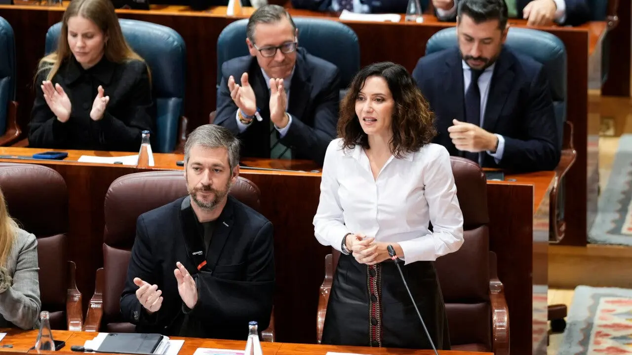 La presidenta Ayuso critica la deuda del Gobierno con Madrid.