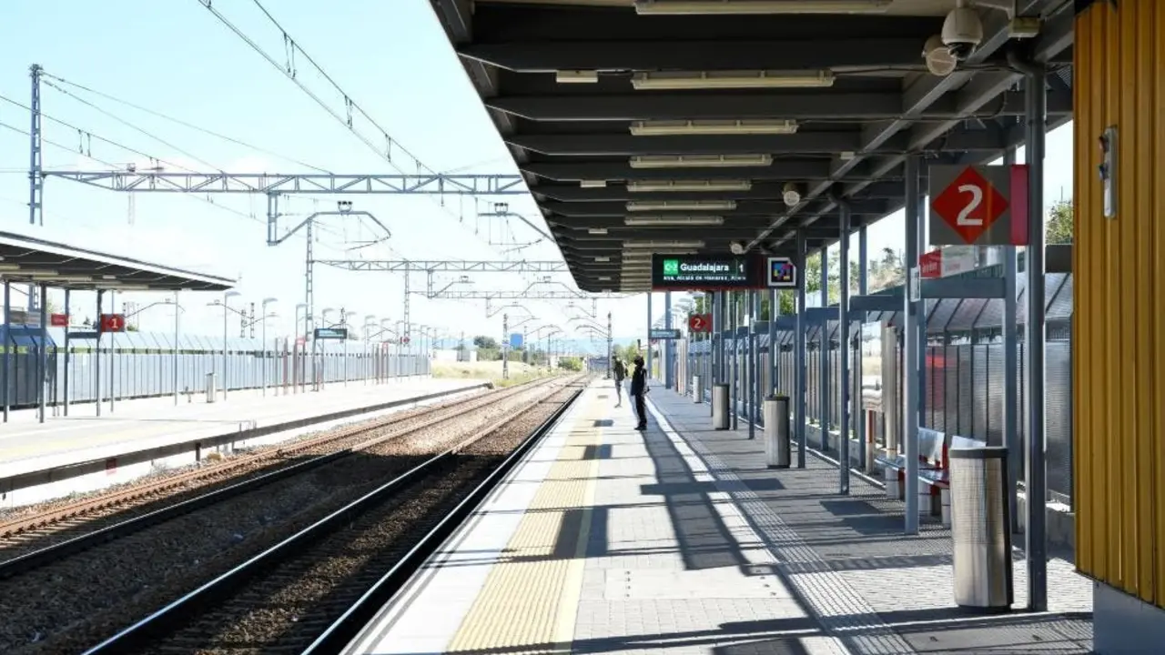 Imagen de la estaci&oacute;n de tren en el Corredor del Henares tras la renovaci&oacute;n del sistema.