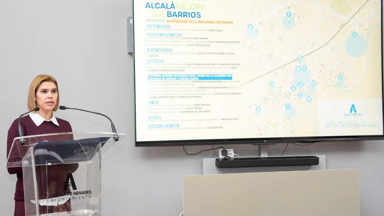 El Ayuntamiento de Alcal&aacute; de Henares presenta un plan de renovaci&oacute;n de calles y barrios.