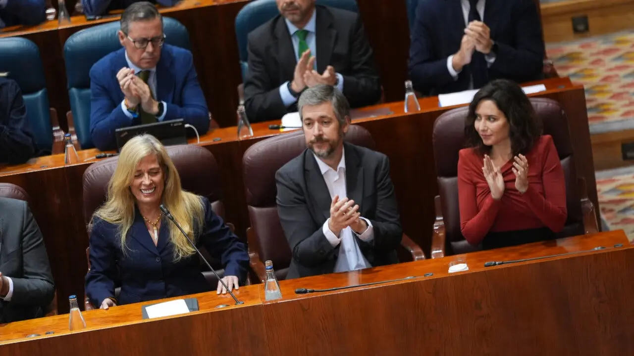 La presidenta Ayuso celebra la aprobaci&oacute;n de los presupuestos m&aacute;s altos de la historia de Madrid.