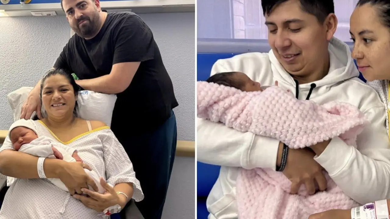 Elsa y Zoe, los primeros beb&eacute;s nacidos en 2026 y 2025, respectivamente, en Alcal&aacute; de Henares.