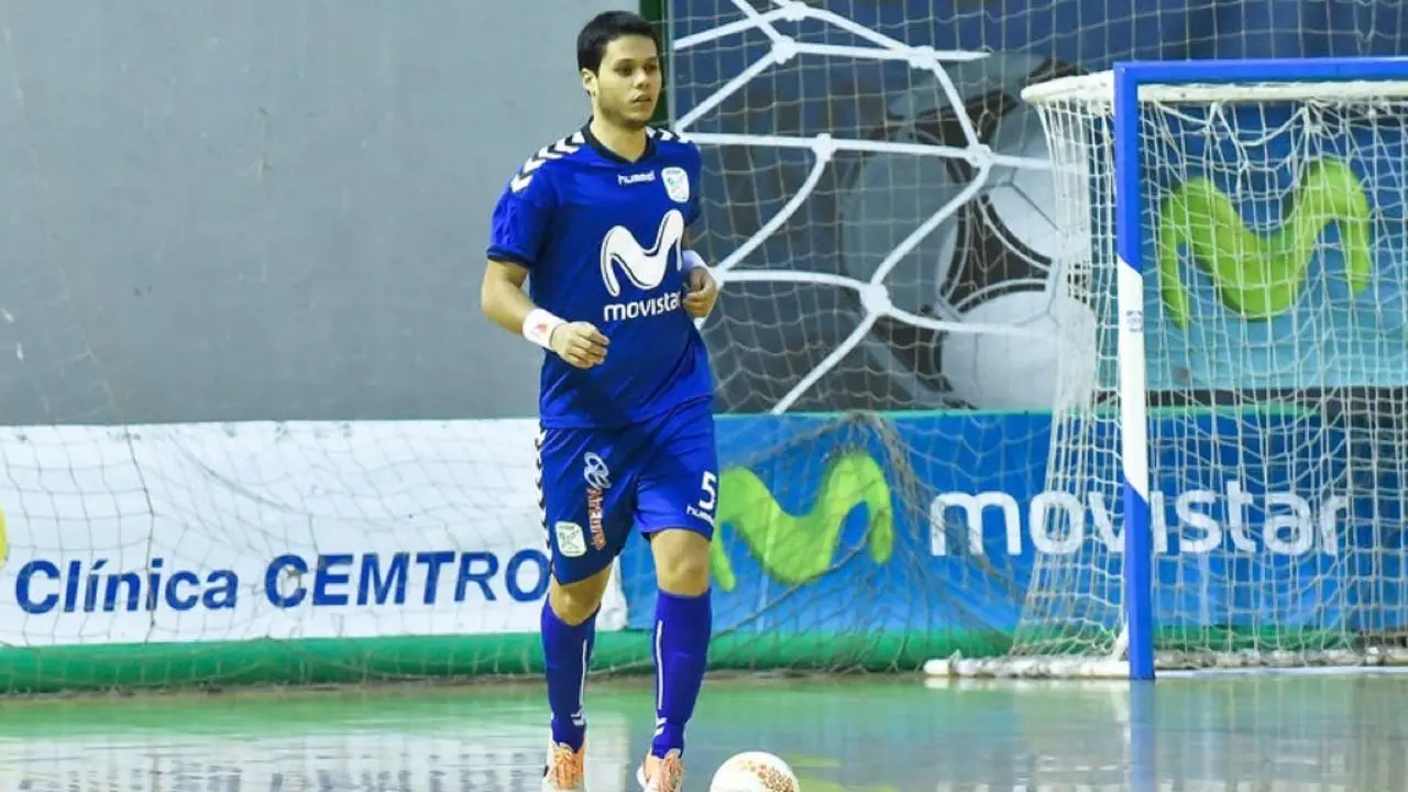 El futbolista brasile&ntilde;o Alex Felipe en acci&oacute;n durante un partido con Movistar Inter.