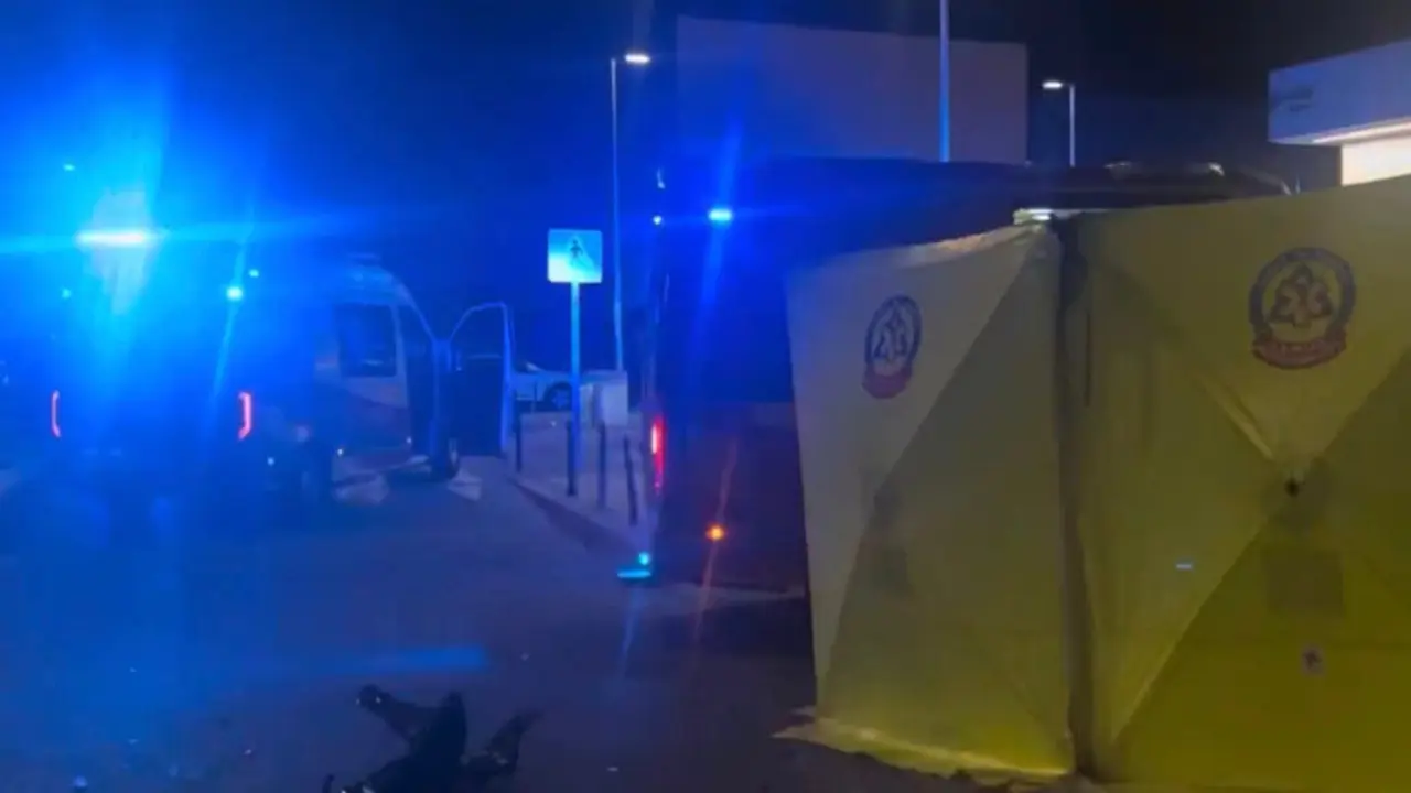 Escena del atropello mortal en Santa Eugenia. Se piden m&aacute;s de 15 a&ntilde;os de c&aacute;rcel.