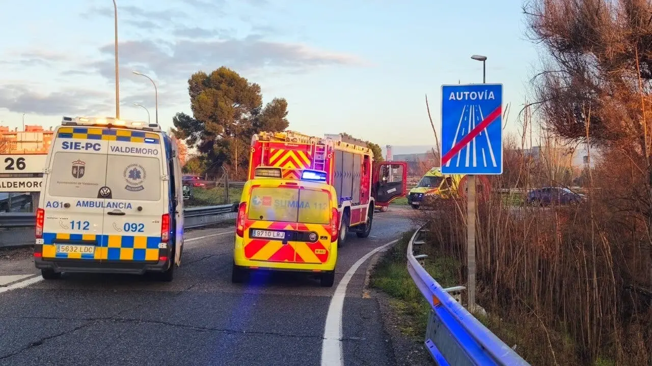 Un conductor de 45 a&ntilde;os falleci&oacute; tras un accidente en la A-4 en Valdemoro.