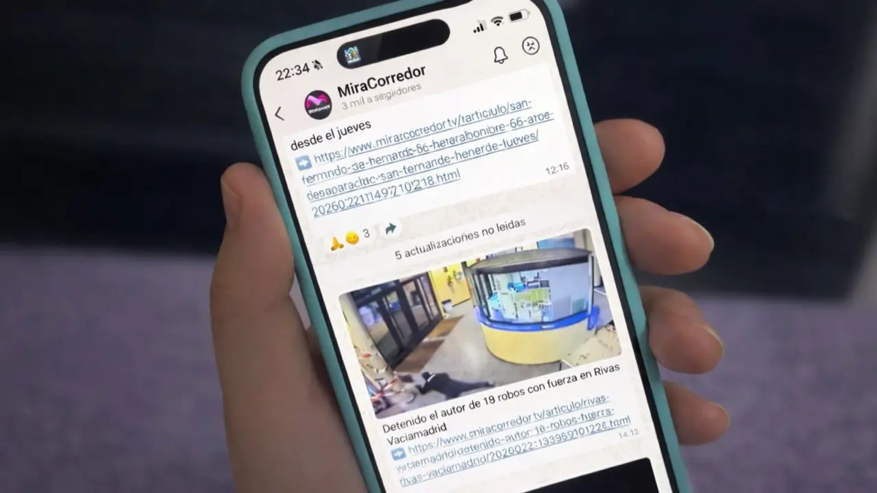 Los seguidores del canal de WhatsApp de MiraCorredor reciben al instante las principales noticias del Corredor del Henares en su m&oacute;vil.