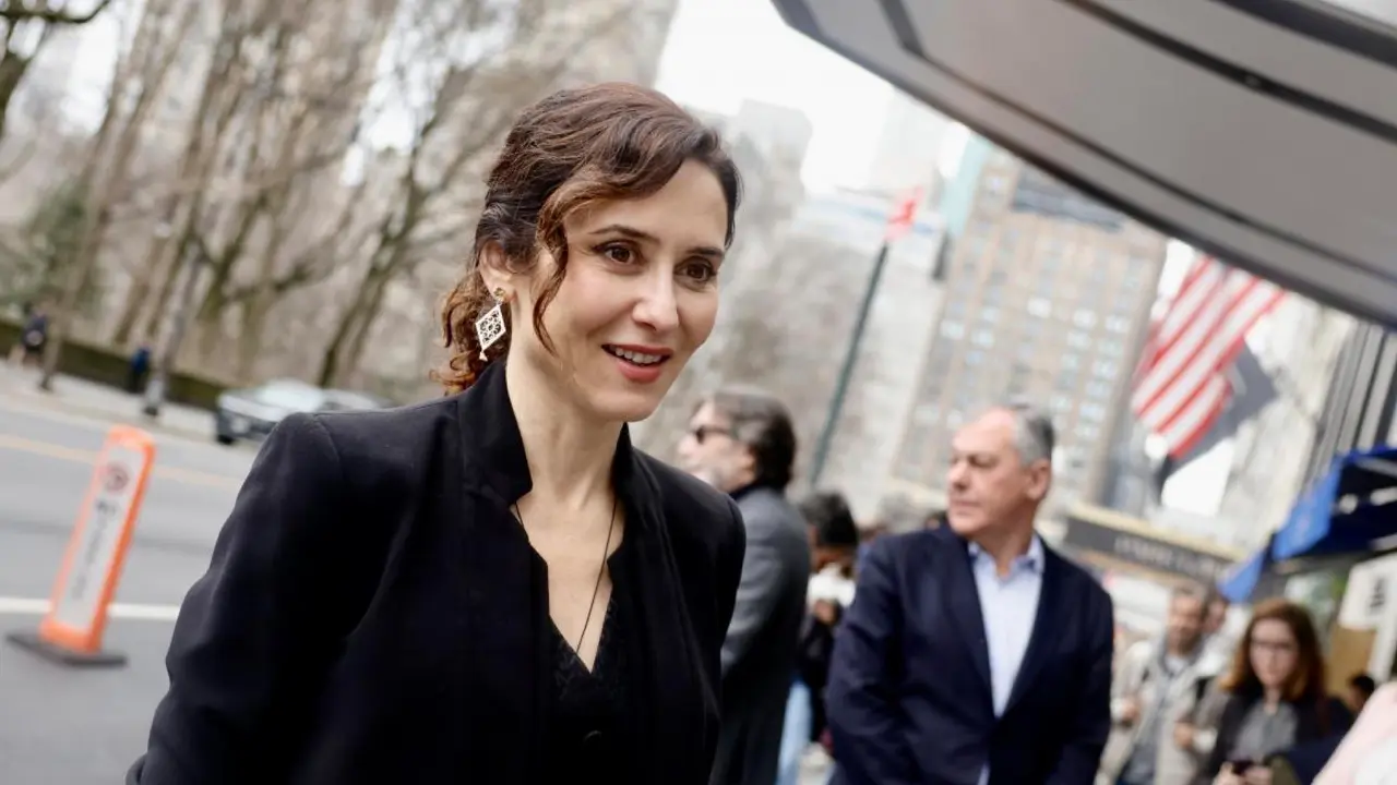 Isabel D&iacute;az Ayuso durante su viaje institucional a Nueva York estos d&iacute;as. COMUNIDAD DE MADRID