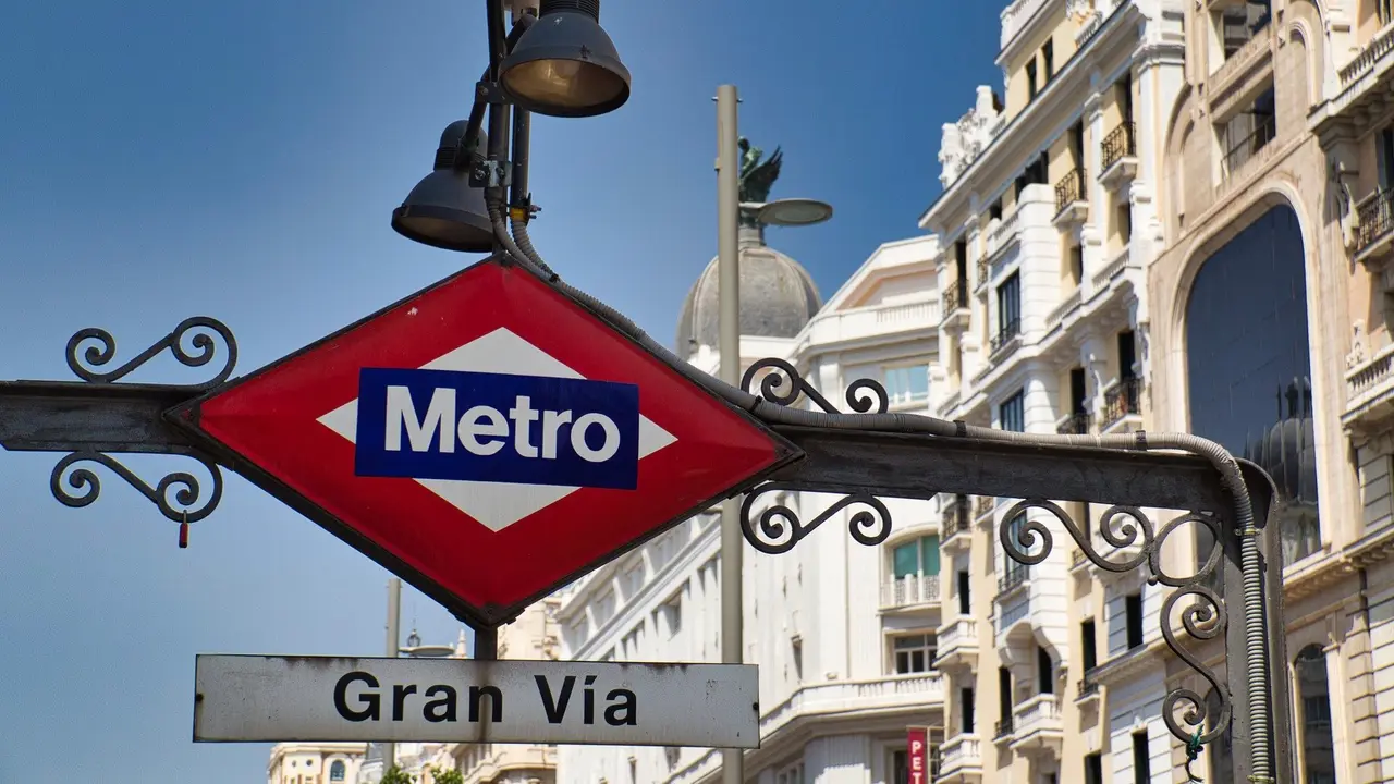 Estaci&oacute;n de Metro de Gran V&iacute;a, en una imagen de archivo. COMUNIDAD DE MADRID