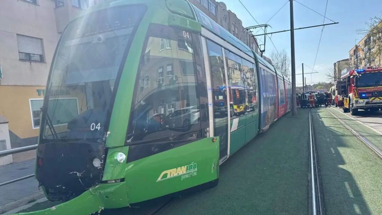 Tranv&iacute;a implicado en el accidente en Parla. 112 COMUNIDAD DE MADRID