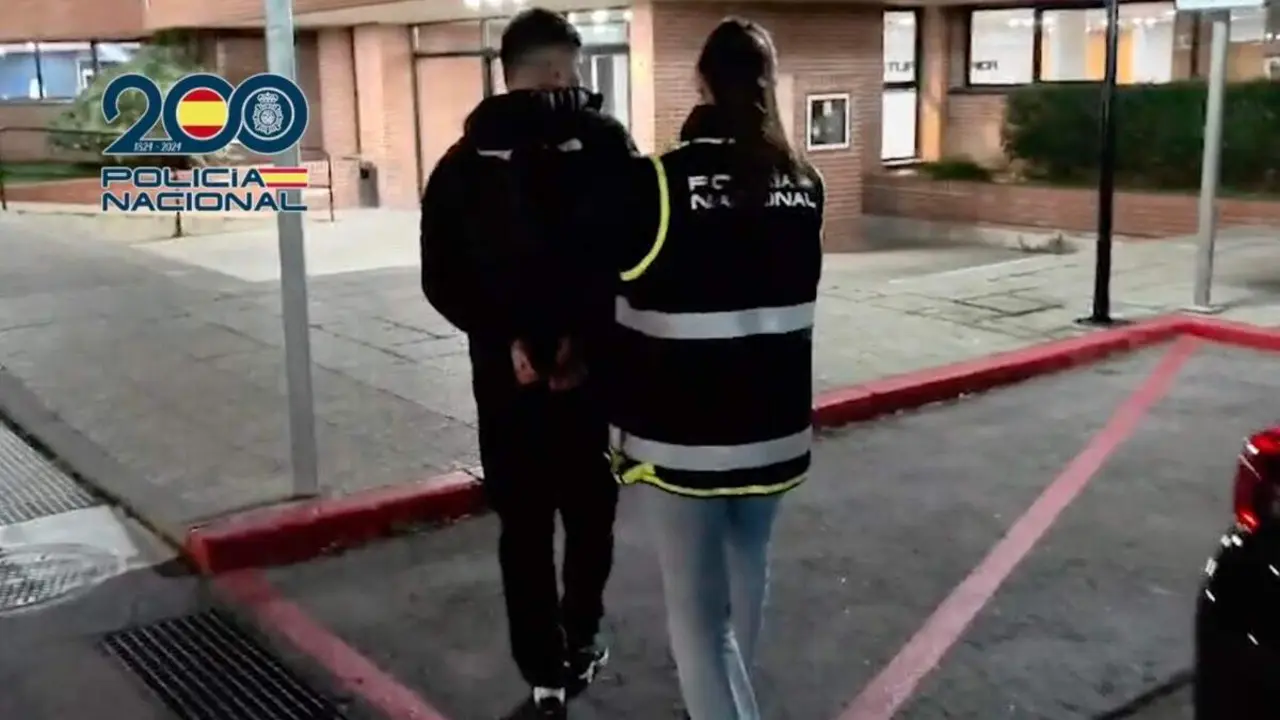 Uno de los detenidos por el homicidio ocurrido el 1 de enero en Madrid. POLIC&Iacute;A NACIONAL