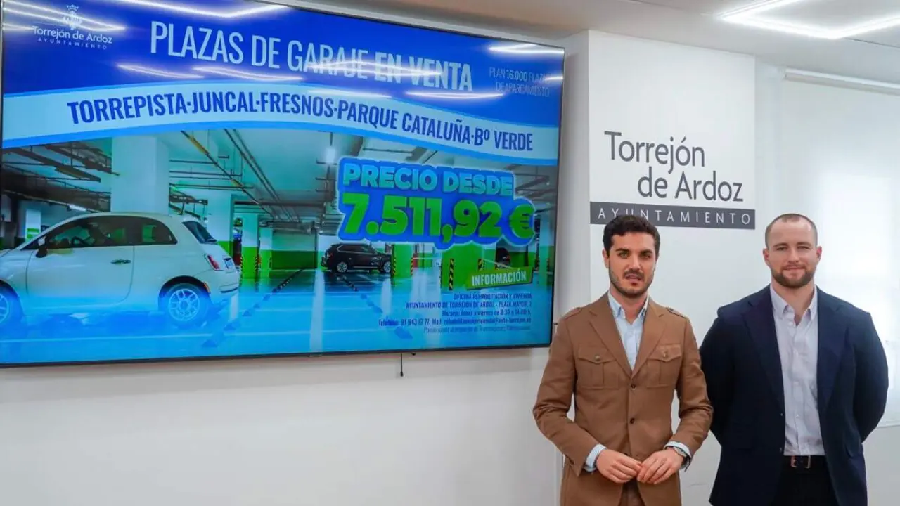 Presentaci&oacute;n de la venta de plazas de garaje en el Ayuntamiento de Torrej&oacute;n de Ardoz. AYUNTAMIENTO DE TORREJ&Oacute;N DE ARDOZ