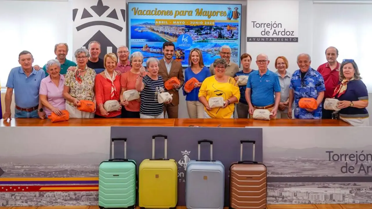 Presentaci&oacute;n del programa de Vacaciones para Mayores 2026 en Torrej&oacute;n de Ardoz. AYUNTAMIENTO DE TORREJ&Oacute;N DE ARDOZ