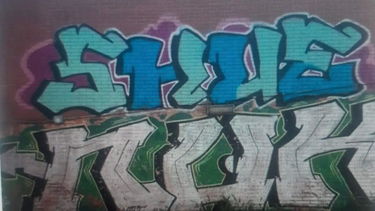 Pintadas realizadas en los subterr&aacute;neos de la avenida Carlos III en Alcal&aacute; de Henares. AYUNTAMIENTO DE ALCAL&Aacute; DE HENARES