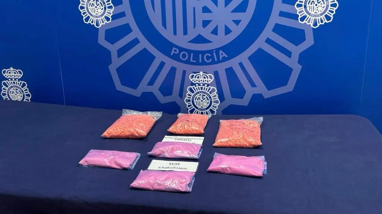Droga incautada por la Polic&iacute;a Nacional. POLIC&Iacute;A NACIONAL