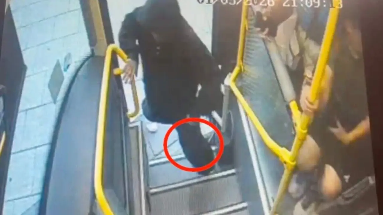 Imagen de uno de los detenidos en el autob&uacute;s. GUARDIA CIVIL