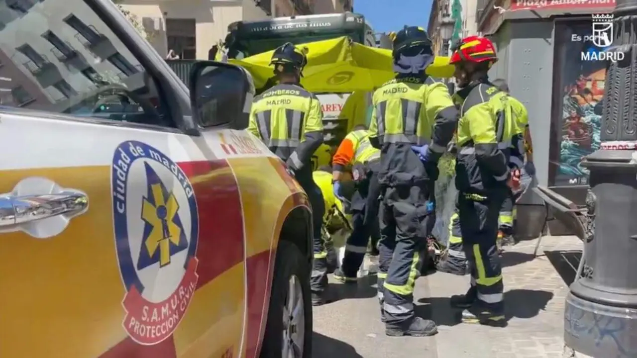 Imagen del suceso. EMERGENCIAS MADRID