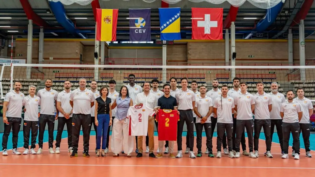 Presentaci&oacute;n de la Liga Europea de Voleibol en el Pabell&oacute;n Jorge Garbajosa de Torrej&oacute;n de Ardoz. AYUNTAMIENTO DE TORREJ&Oacute;N DE ARDOZ.
