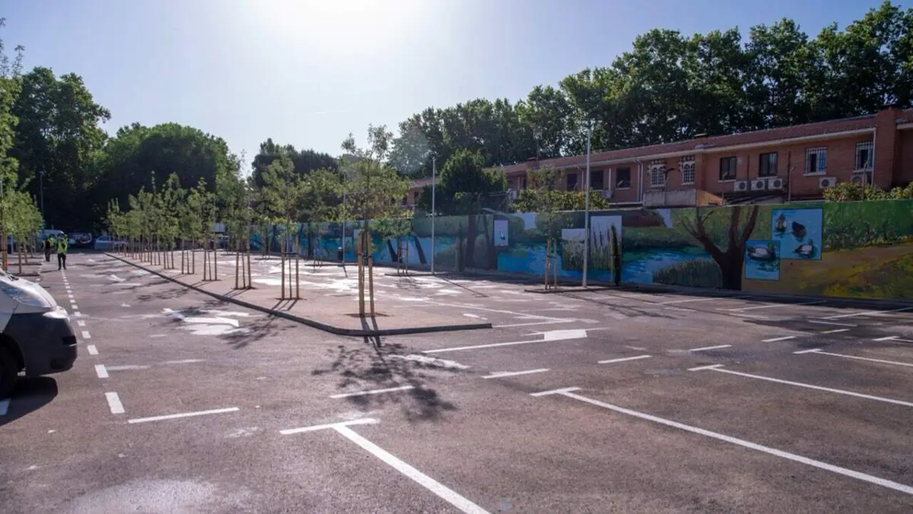Nuevo aparcamiento p&uacute;blico en la calle Luis Vives de Alcal&aacute; de Henares. AYUNTAMIENTO DE ALCAL&Aacute; DE HENARES.