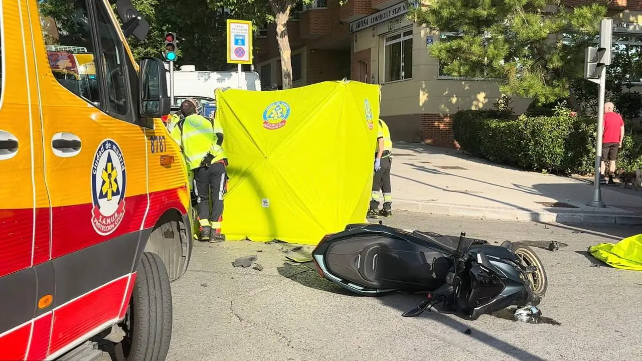 Imagen del suceso. EMERGENCIAS MADRID