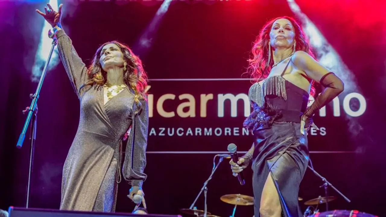 Az&uacute;car Moreno durante su actuaci&oacute;n en las Fiestas Patronales de Torrej&oacute;n de Ardoz 2024. AYTO. DE TORREJ&Oacute;N