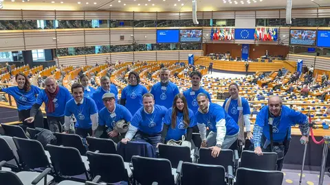 Representantes de Torrejón de Ardoz recogen el título de Ciudad Europea del Deporte 2026 en Bruselas.