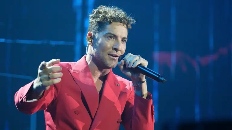 El cantante David Bisbal durante uno de sus conciertos. SHUTTERSTOCK