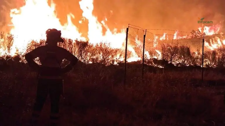 Incendio de La Mierla (Guadalajara). INFOCAM