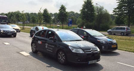 Prototipo de coche sin conductor diseñado por la Universidad de Alcalá