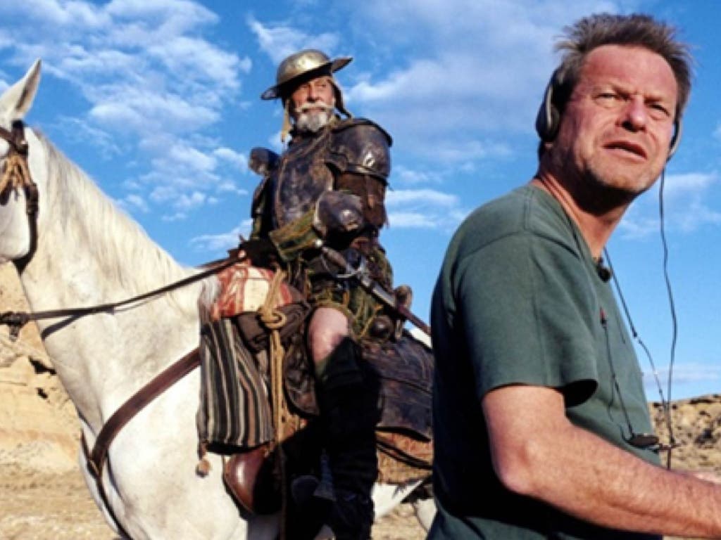 Terry Gilliam en una secuencia del documental Lost in La Mancha, en el que se cuenta el fracaso del rodaje que ha intentado llevar a cabo desde los años 90