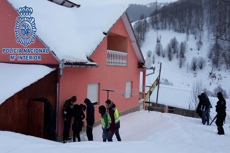 Vivienda donde fue detenido en Rumania.