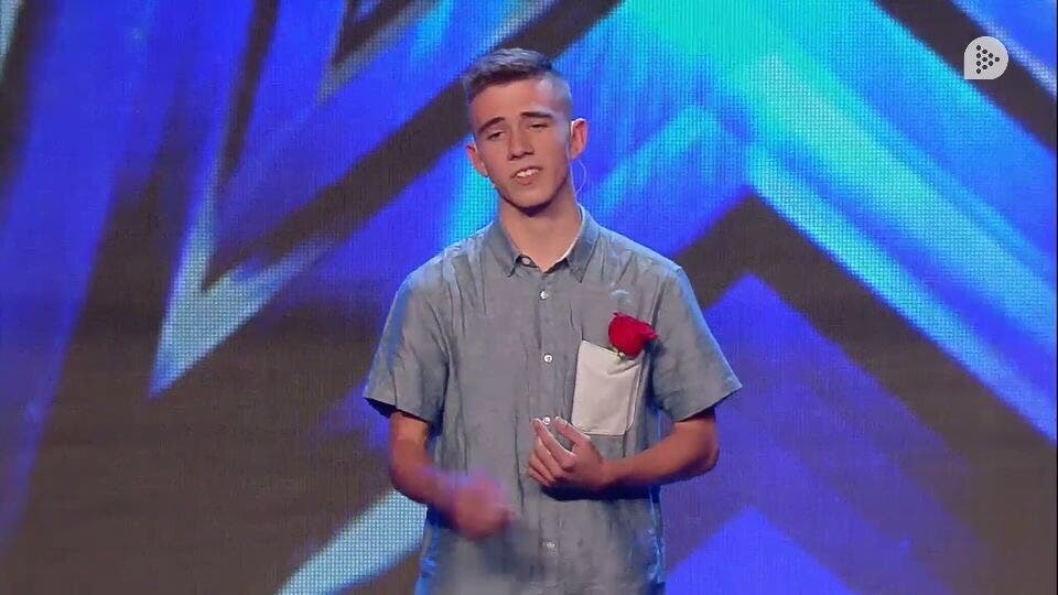 En el escenario de Got Talent (Telecinco).