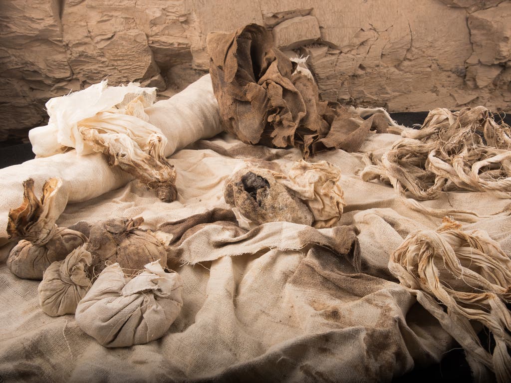 Objetos encontrados en Luxor (UAH). 