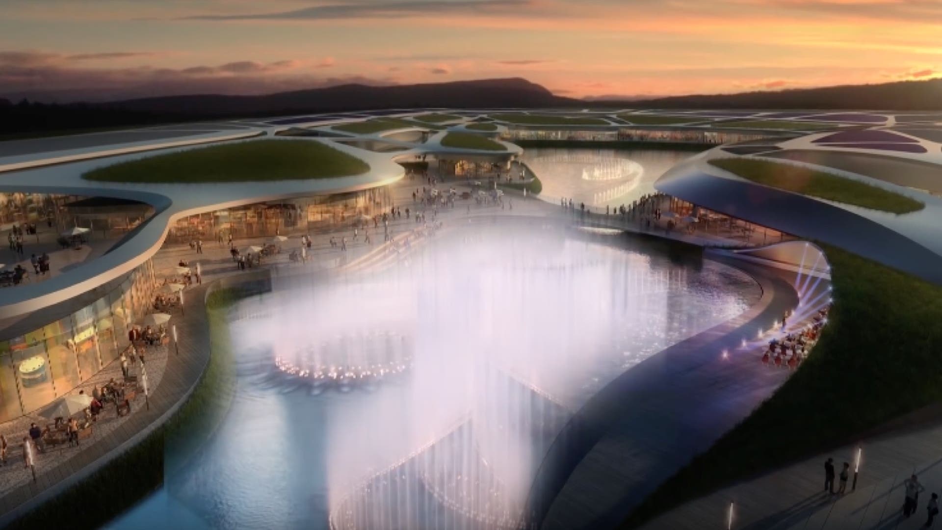 Así será por la noche.