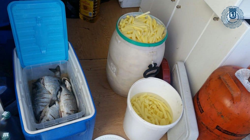 Imágenes de la Policía Municipal. 