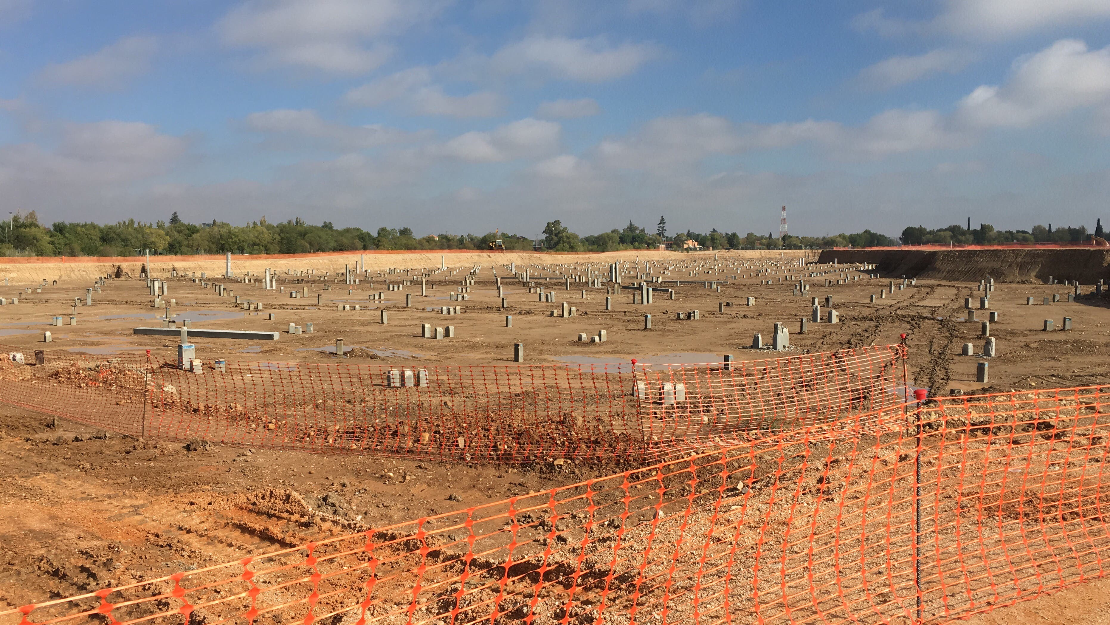 Avanzan los trabajos sobre el terreno.