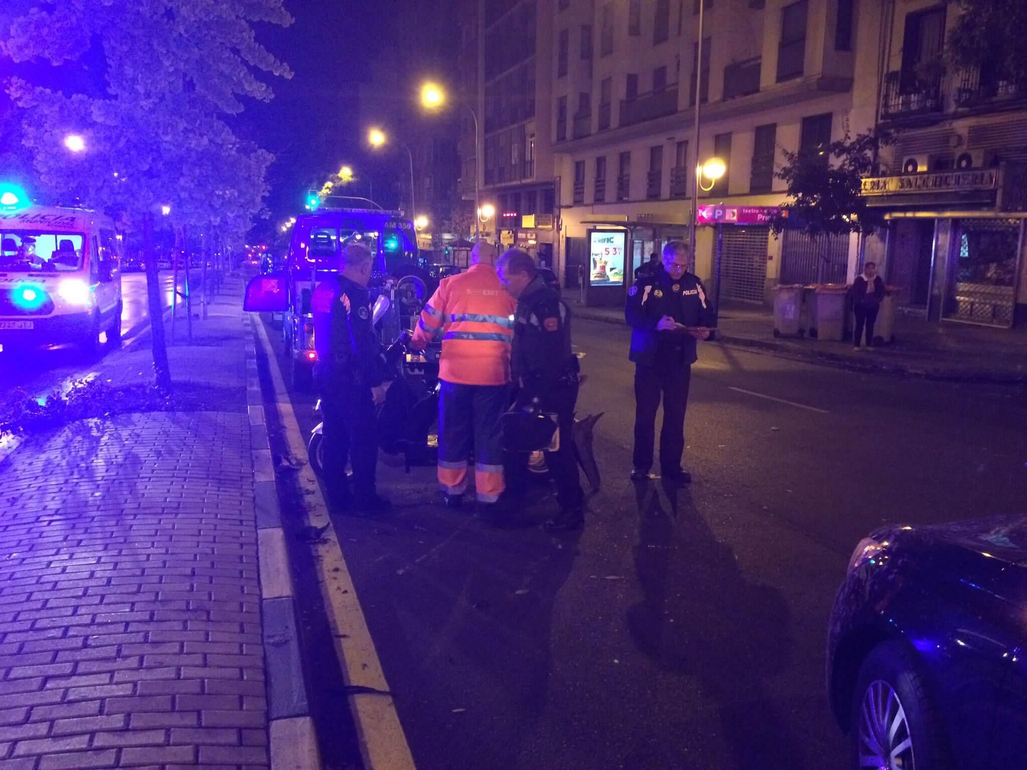 Imágenes de Emergencias Madrid.