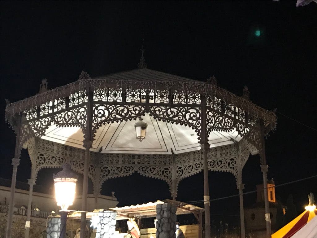 El Quiosco de la Música de la Plaza de Cervantes.