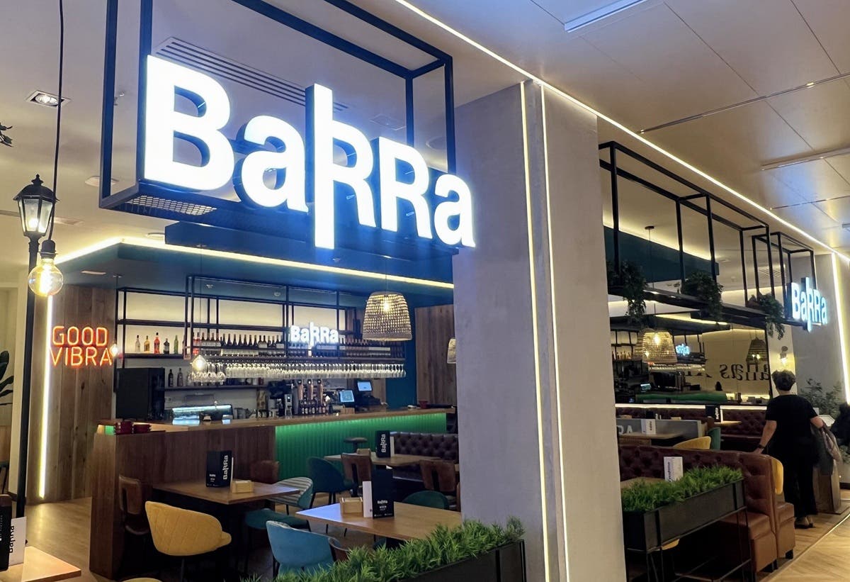 Interior del nuevo restaurante Barra en El Corte Inglés de Alcalá de Henares