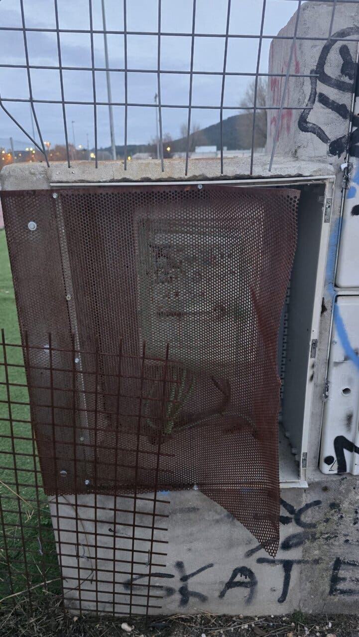 Estado deteriorado del Skate-Ride Park en Alcalá de Henares.