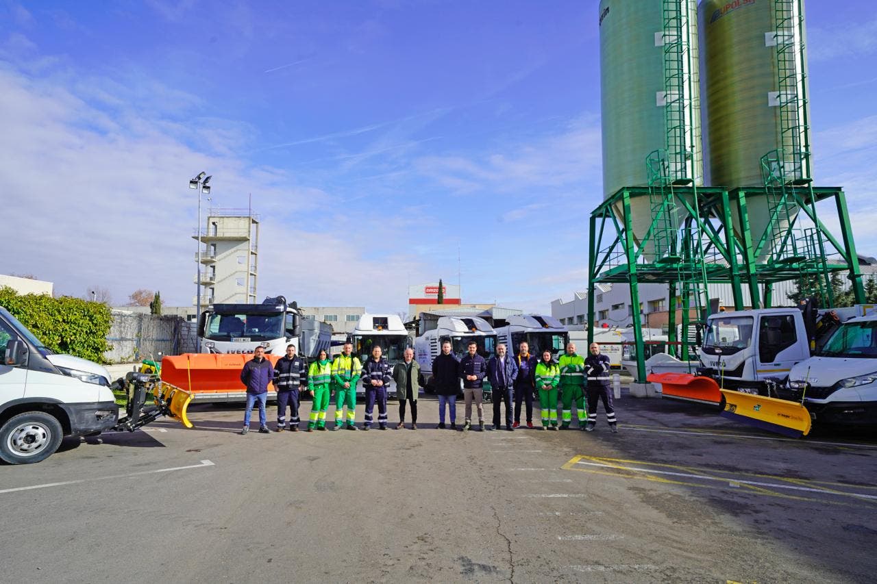 Reparto de sal en Torrejón de Ardoz para nevadas