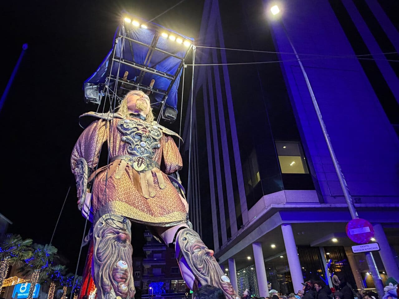 Gigante de la Gran Cabalgata de Reyes en Torrejón de Ardoz