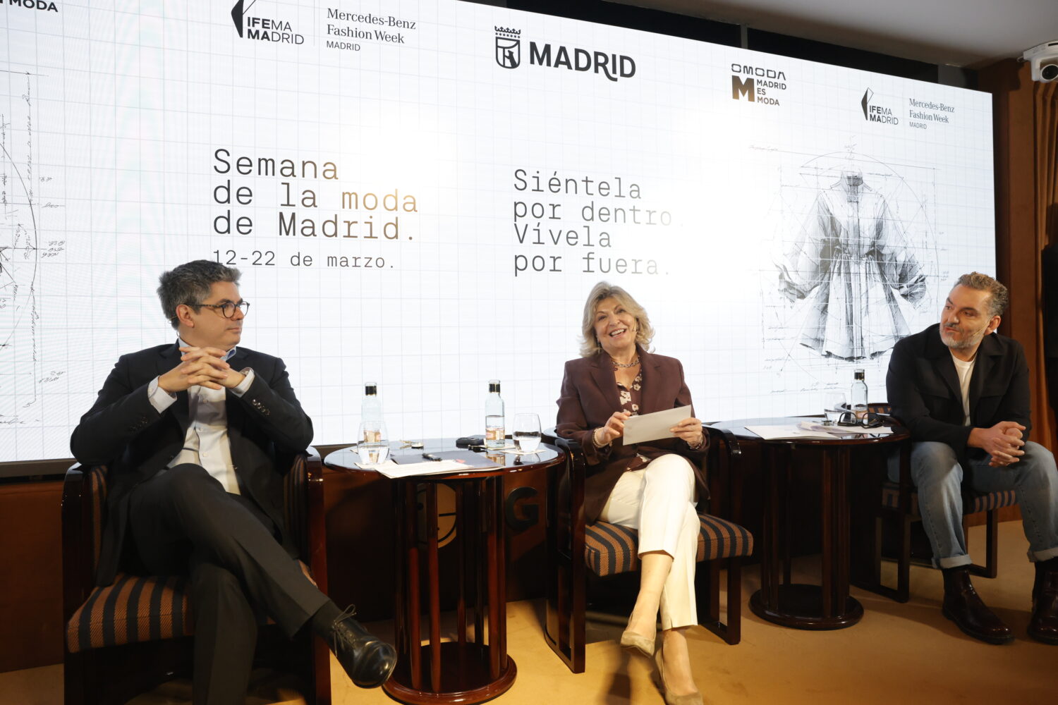 La delegada de Economía, Innovación y Hacienda, Engracia Hidalgo, durante la presentación de la Semana de la Moda de Madrid. AYUNTAMIENTO DE MADRID