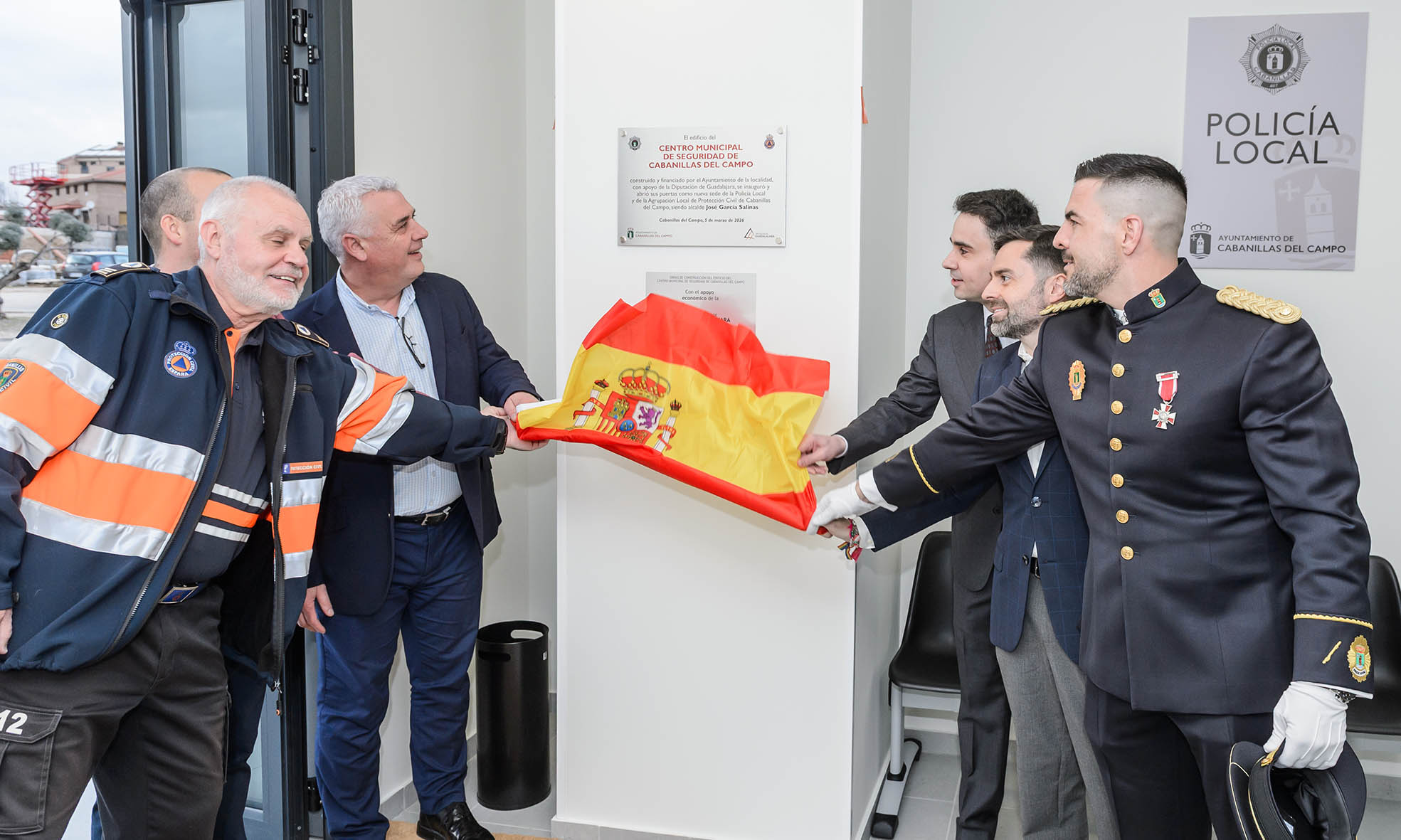 Inauguración del nuevo Centro Municipal de Seguridad de Cabanillas del Campo. AYUNTAMIENTO DE CABANILLAS DEL CAMPO