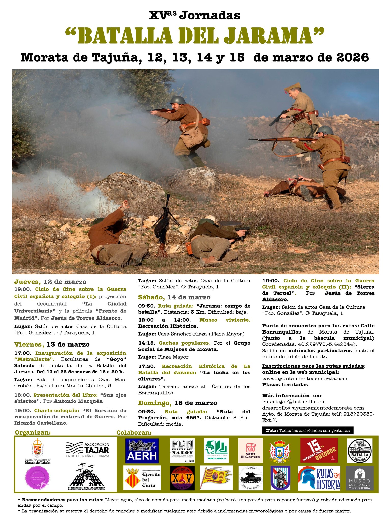 Cartel con toda la programación.