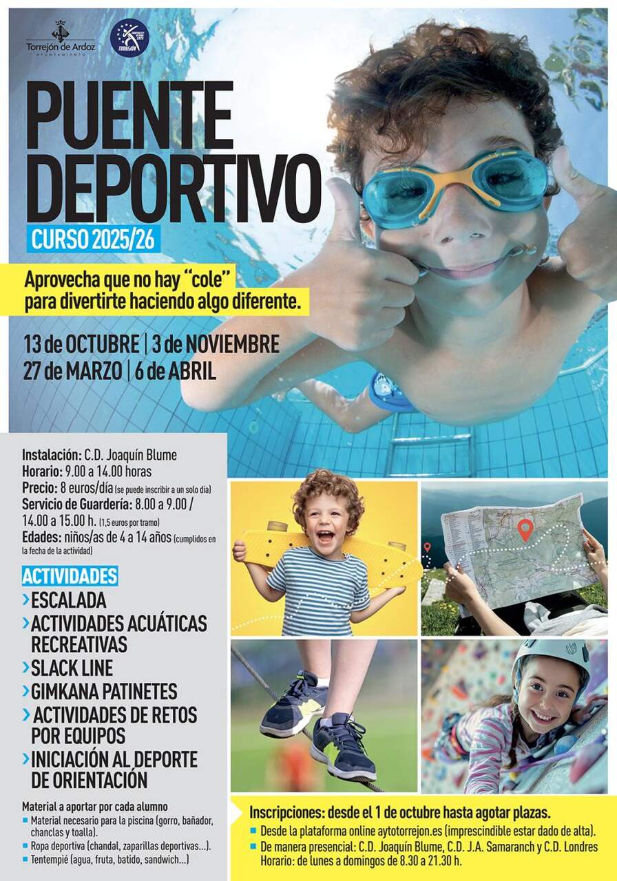 Cartel de Puente Deportivo.
