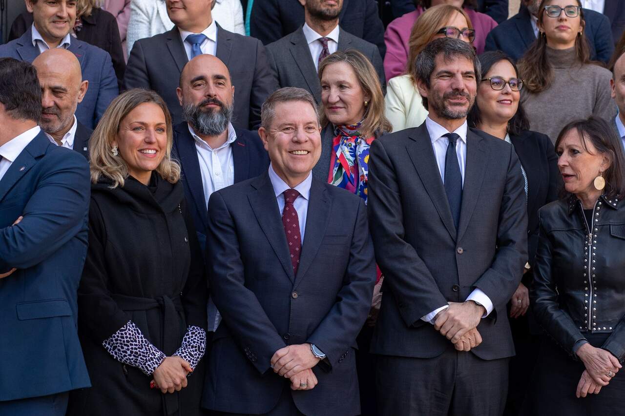 Reunión del Consejo de Patrimonio Histórico en Sigüenza con la presencia de García-Page y el ministro de Cultura, Ernest Urtasun. AYUNTAMIENTO DE SIGÜENZA