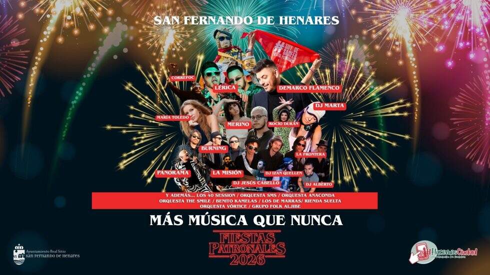 Cartel de las Fiestas Patronales 2026.