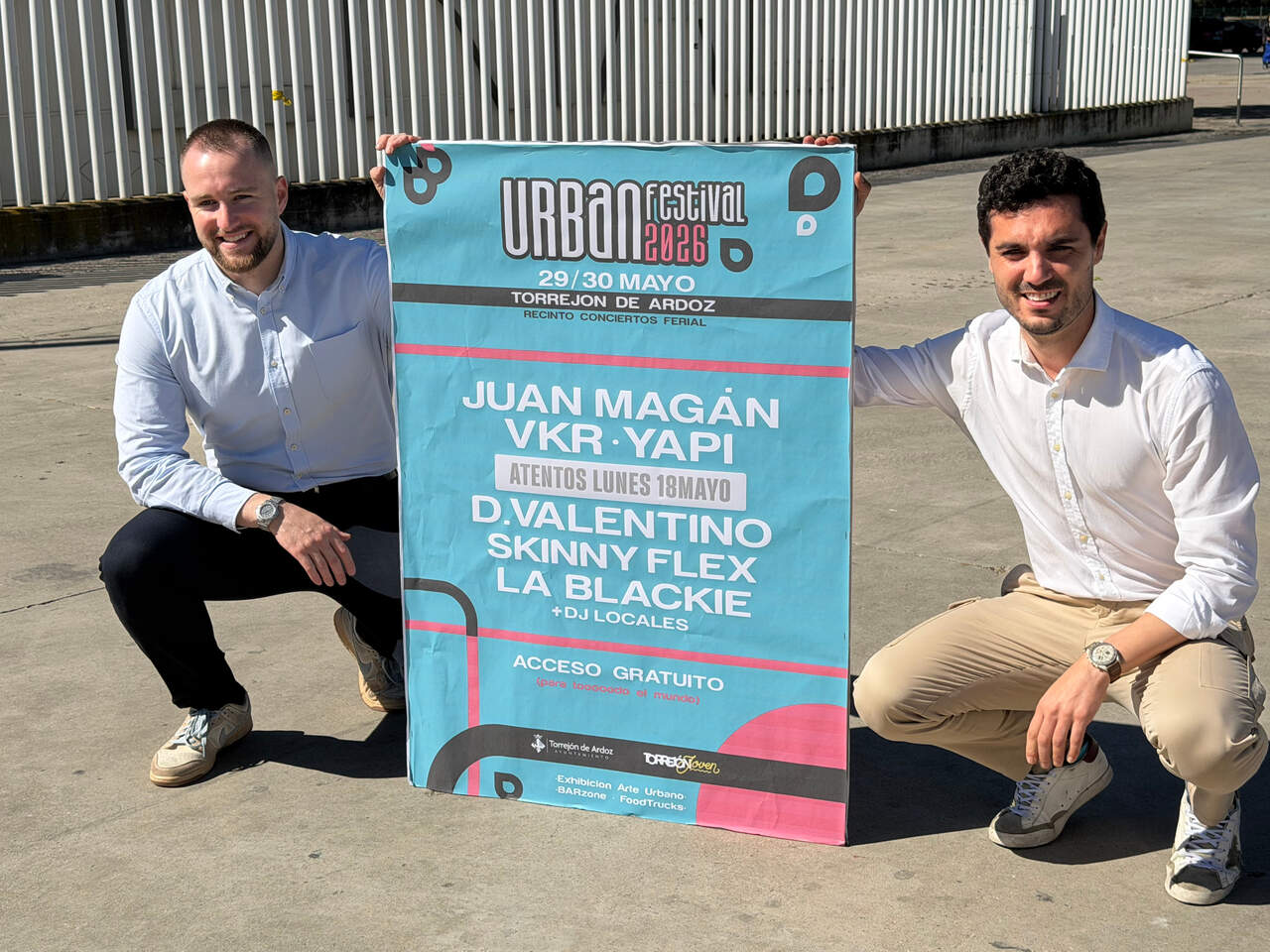 Presentación del cartel del Urban Festival 2026 de Torrejón de Ardoz. MiraCorredor