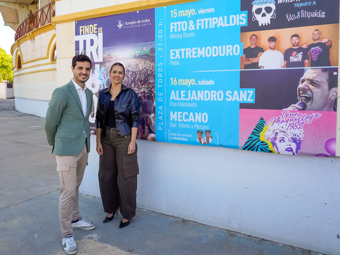 Presentación de la nueva edición de ‘Viernes y Sábado de Tributos’. AYUNTAMIENTO DE TORREJÓN DE ARDOZ