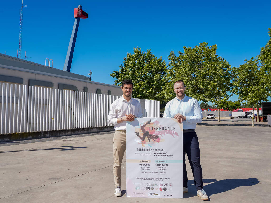 Presentación de la nueva edición de Torredance. AYUNTAMIENTO DE TORREJÓN DE ARDOZ